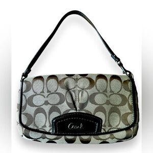 Coach Vintage Y2K monogram shoulder bag/wristlet